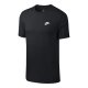 Camiseta Nike Sportswear Club Preta Camiseta Nike Sportswear Club Preta